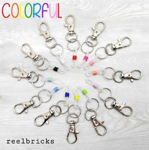 Colorful Pen Clips for Badge Reels Badge Reel Accessories Clip on