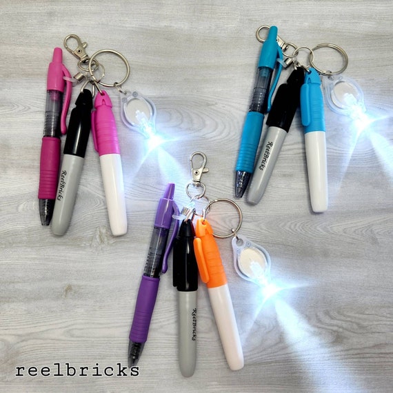 Badge Reel Accessories, Mini Pen, Keychain, Mini Marker, Mini Light, Mini  Marker, Nurse Doctor Badge Reel Colorful Badge Nurse Badge RN 