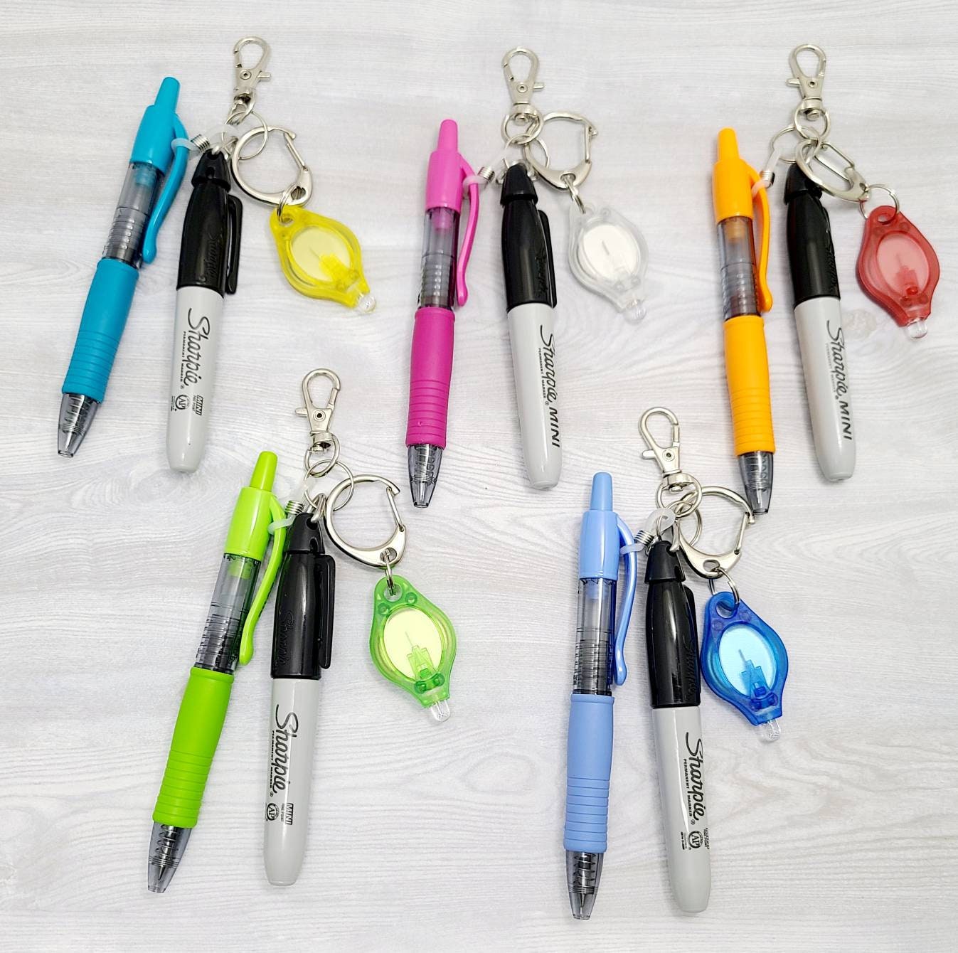 Badge Reel Accessories, Mini Pen, Keychain, Mini Marker, Mini