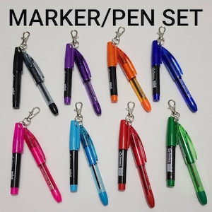 Badge Reel- Accessories-Mini Marker- Nurse Pen- Nurse Doctor Badge Reel- Colorful- ID Name Badge Clip- Nurse Badge- RN Badge- Nurse Gift