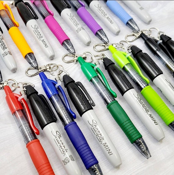 Badge Reel- Accessories-Mini Pen Mini Hilighter- Nurse Pen- Nurse Doctor  Badge Reel- Colorful- ID Name Badge Clip Nurse Badge- RN Nurse Gift