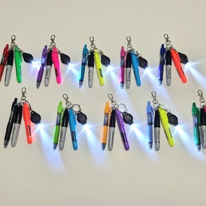 Badge Reel Accessories, Mini Pen, Keychain, Nurse Marker, Mini Light, Mini Marker, Nurse Doctor Badge Reel Colorful Badge Nurse Badge RN image 1