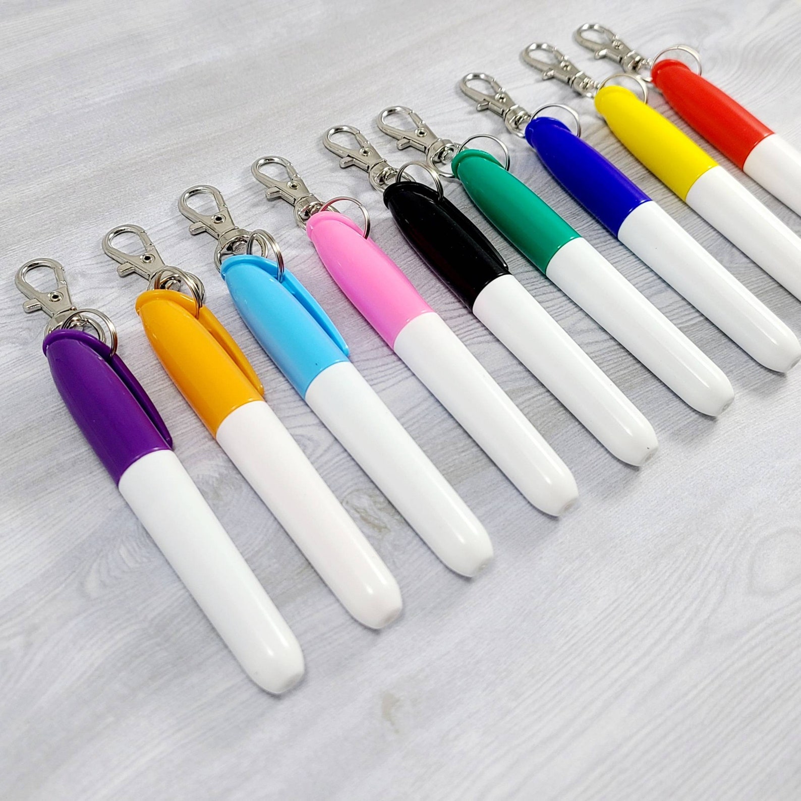Mini Dry Erase Marker LED Light Combo Badge Reel Etsy