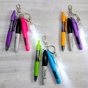 Badge Reel Accessories, Mini Pen, Keychain, Mini Marker, Mini Light, Mini Marker, Nurse Doctor Badge Reel- Colorful Badge Nurse Badge- RN