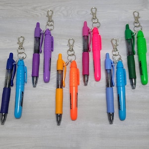 Badge Reel- Accessories-Mini Pen Mini Hilighter- Nurse Pen- Nurse Doctor Badge Reel- Colorful- ID Name Badge Clip Nurse Badge- RN Nurse Gift