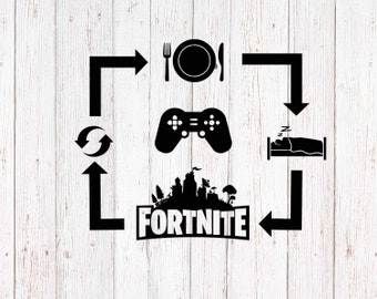 Download Eat Sleep Fortnite Repeat Svg | V Bucks 40AfAE'A ...