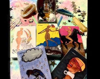 The Fifth Element Divination Tarot Oracle Witch Magical Collectors Set with FREE GIFT!