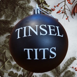 Adult Rude Funny Christmas Bauble