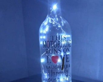 Caravanners or Motor Homes LED Star Light Up Bottle for Campers Caravanners or Motor Homes LED Star Light Up Bottle for Campers