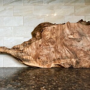 Charcuterie board / Serving board / Cheese board / Serving platter / Wooden serving tray / Live edge Maple