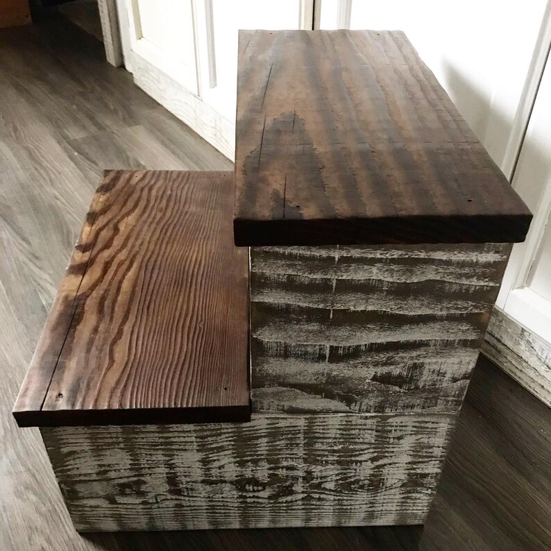 Rustic Farmhouse Kitchen Step Stool/ Kids Step Stool/ Bathroom Etsy