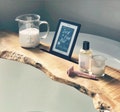 Bath board/bath caddy/bath tray/solid wood/live edge bath board/ live edge bath caddy/birthday gift/spa gift/gift for mom/bathtub tray