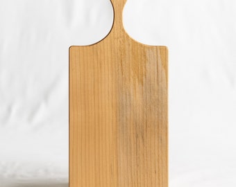 European Bread Board with handle/wood cutting board/beard board/serving board/maple cutting board/Mother's Day gift