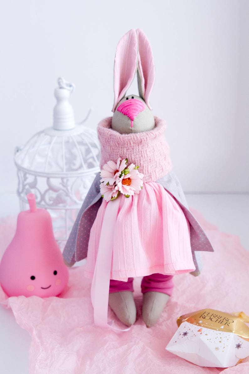 Stuffed Bunny Gift Easter Gift For Girls Keepsake Gift Etsy