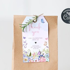 a brown paper bag with a tag on it