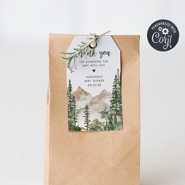 Rustic Favor Tags - Etsy