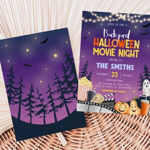 Movie Night Party Invite