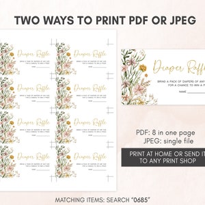 two ways to print a wedding program