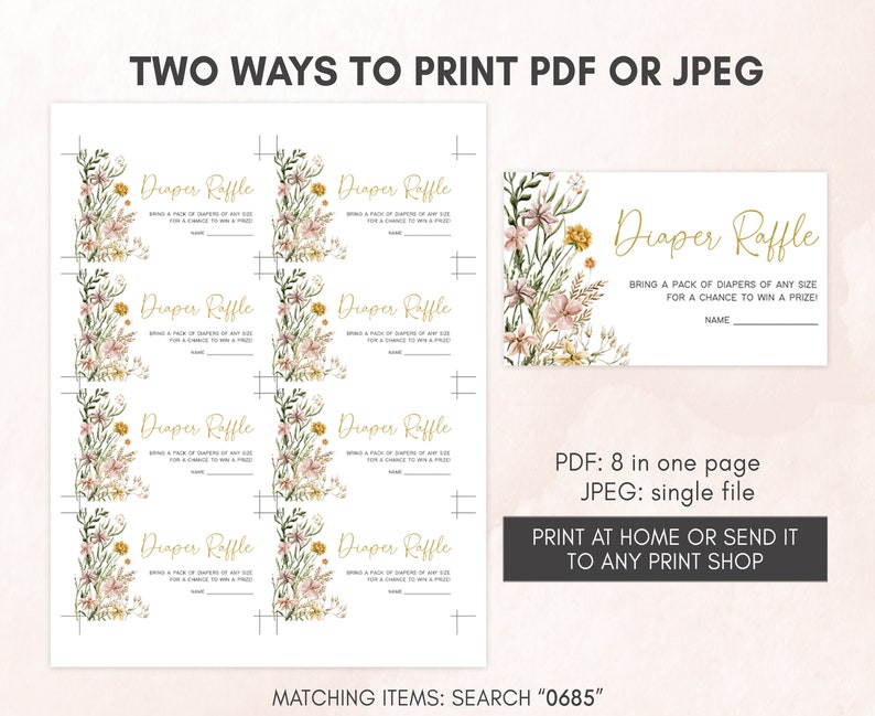 two ways to print a wedding program