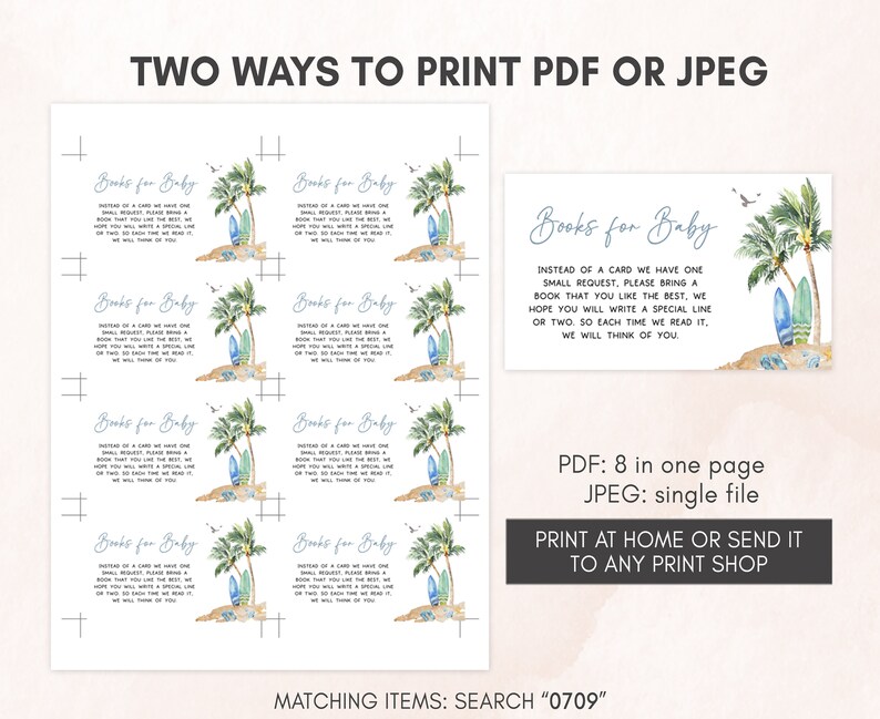 two ways to print a wedding program