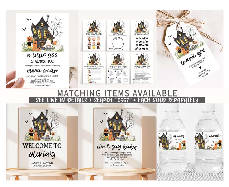 Little Boo Printable Templates