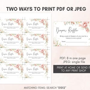 two ways to print a wedding program