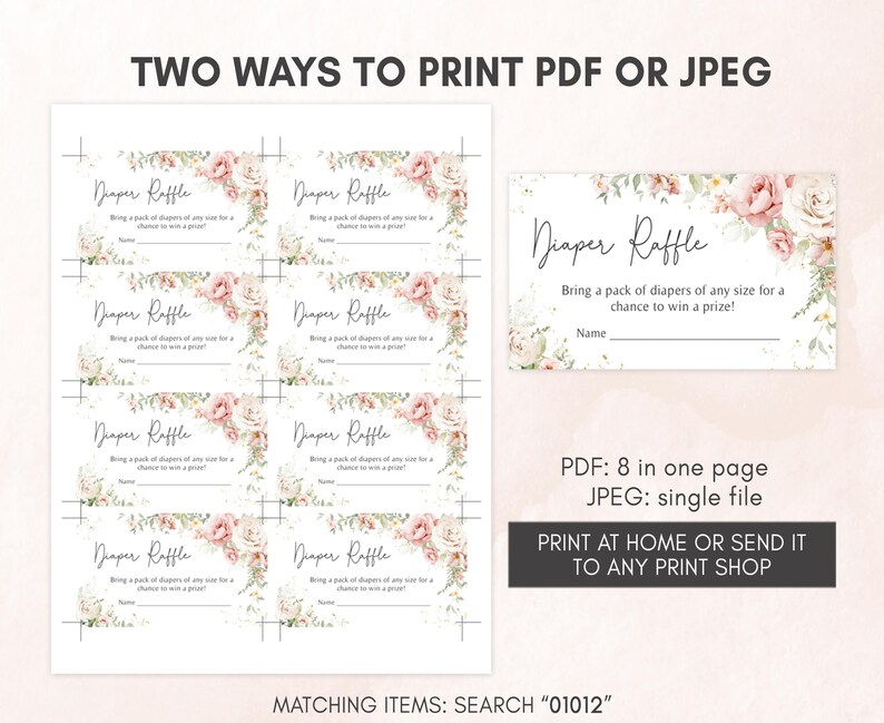 two ways to print a wedding program