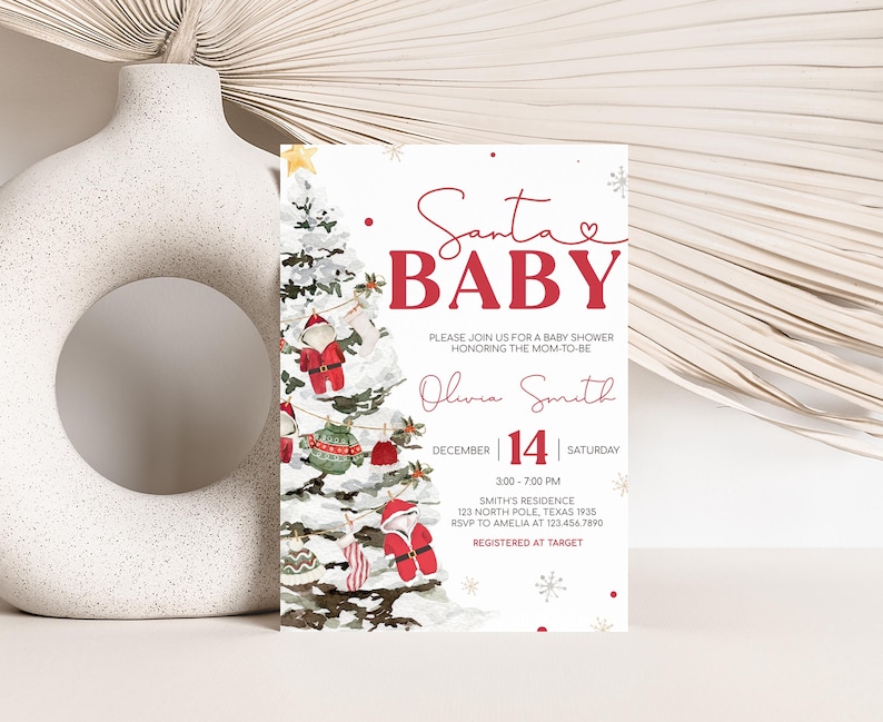 Santa Baby Invitation