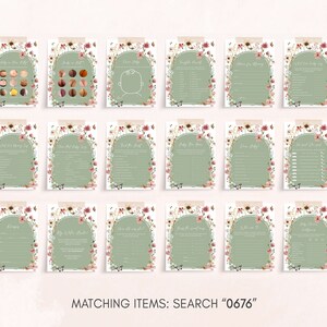 a set of twelve matching items for a wedding