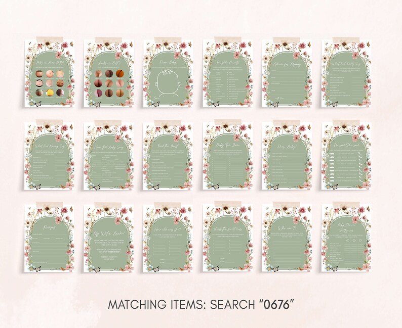 a set of twelve matching items for a wedding