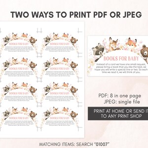 two ways to print for a baby shower