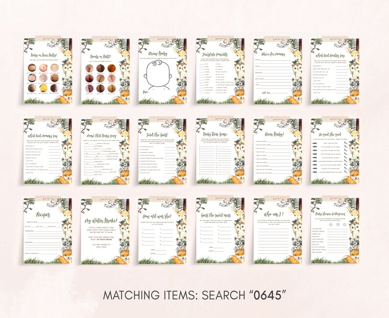 a collection of matching items for a match