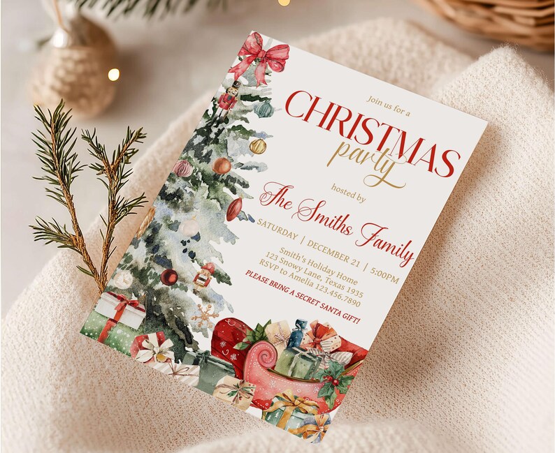 Holiday Party Invitation