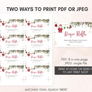 Winter Diaper Raffle
