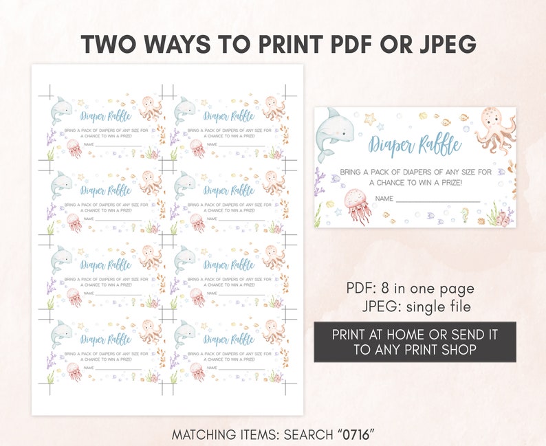 two ways to print a free printable baby shower game