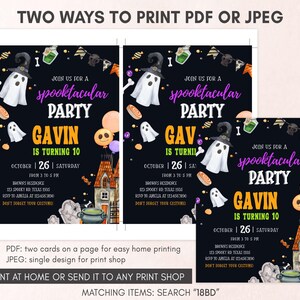 Spooky Halloween Invitation Template