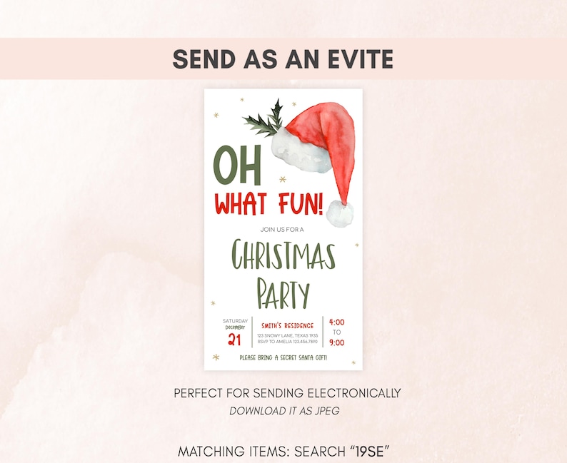 Holiday Party Evite
