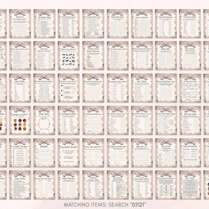 a large poster with a bunch of different items on it