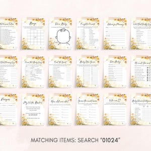a set of matching items for a wedding
