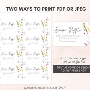 two ways to print a wedding program