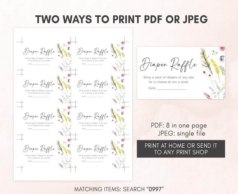 two ways to print a wedding program