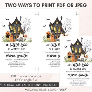 Haunted House Invitation Template