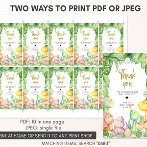 two ways to print a thank card for a friend