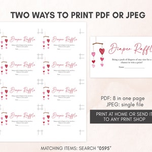 two ways to print a wedding program