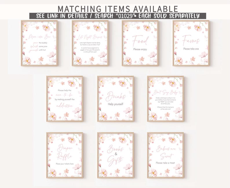 Baby in Bloom Signs
