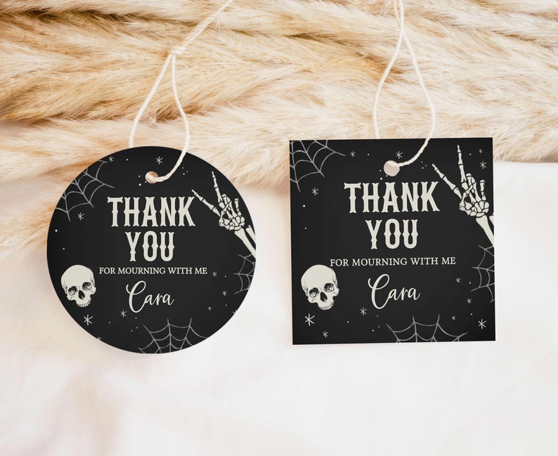 Cute Ghost Party Thank You Tag