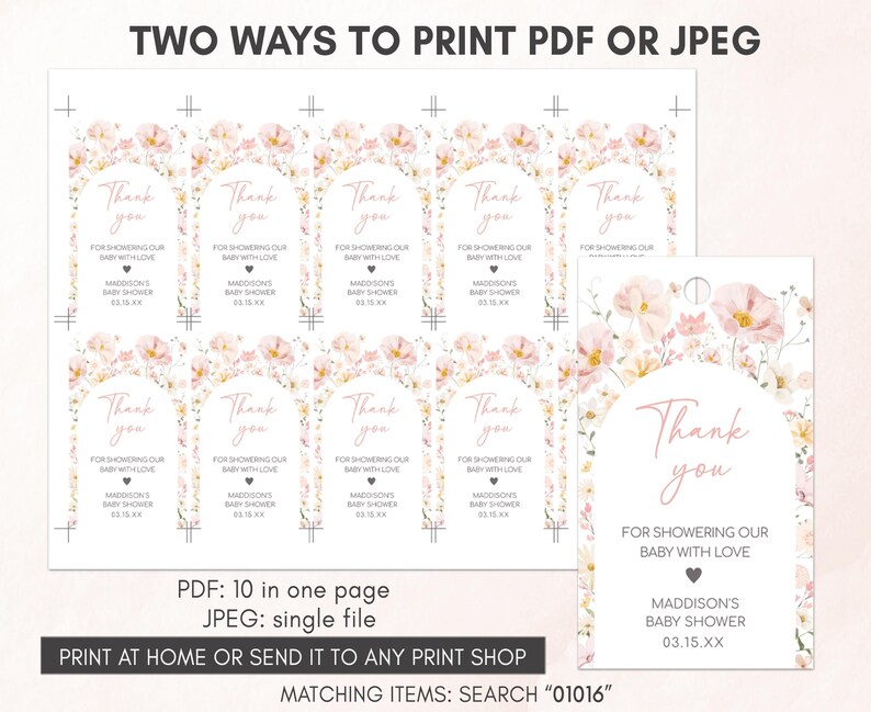 two ways to print a wedding program