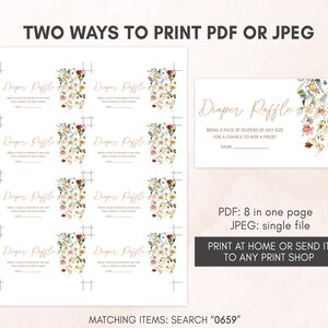 two ways to print a wedding program