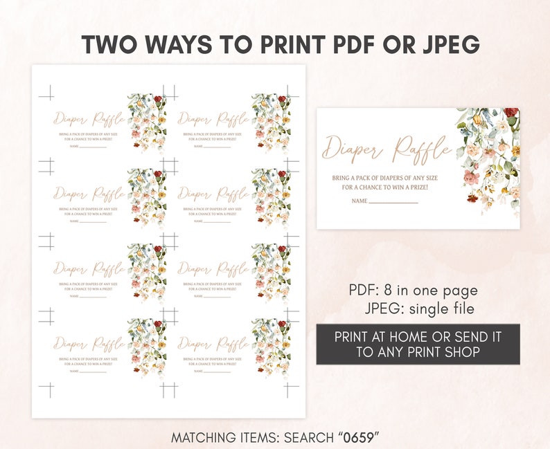 two ways to print a wedding program
