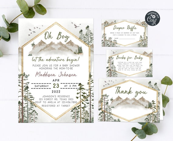 Baby shower sale invitation sets